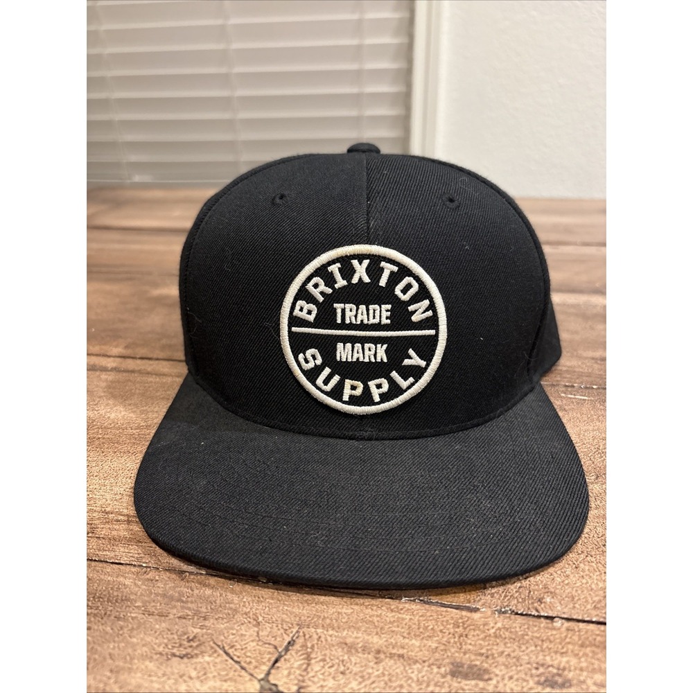 Brixton MFG Company Hat Spellout SnapBack Skateboarding Cap‎
